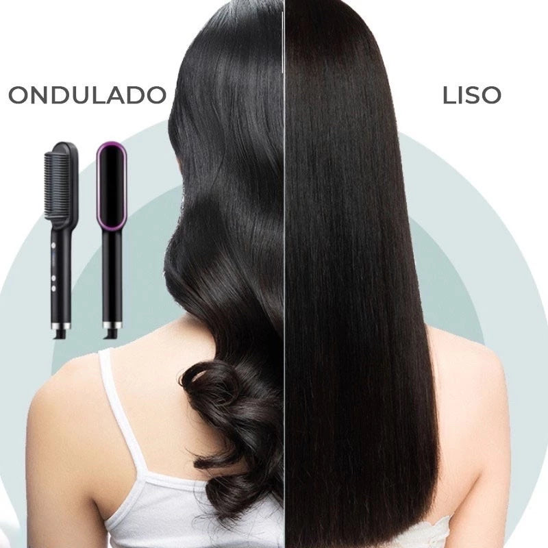 Escova Alisadora Style Hair - Cabelos Lisos na Hora!