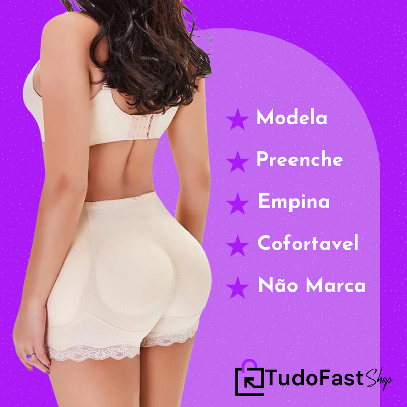 Calcinha Modeladora com Preenchimento Bumbum e Quadril - Bum Up